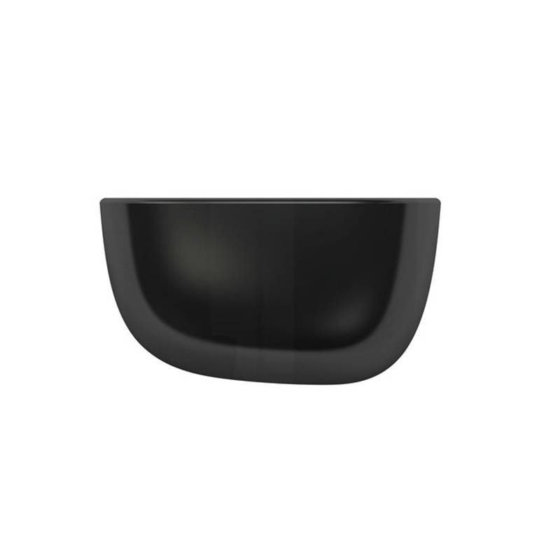 Vitra - Corniches Bouroullec Wandregal S - schwarz/glänzend/LxBxH 21x4,4x11,6cm von Vitra