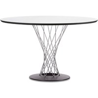 Vitra - Dining Table by Isamu Noguchi, Ø 121 cm, weiß / Chrom von Vitra