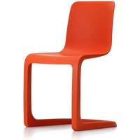 Vitra - EVO-C Vollkunststoff-Stuhl, poppy red von Vitra