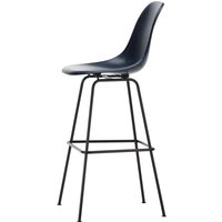 Vitra - Eames Fiberglass Barstuhl, hoch, basic dark / navy blue (Filzgleiter) von Vitra