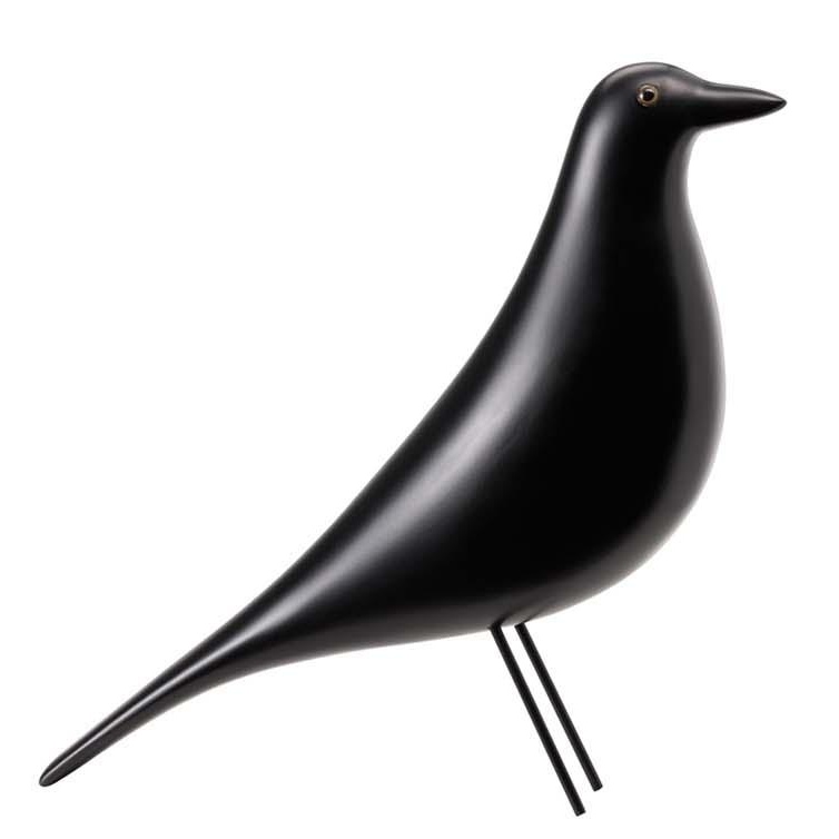 Vitra - Eames House Bird Figur - schwarz/lackiert/BxHxT 8,5x27,6x27,8cm von Vitra