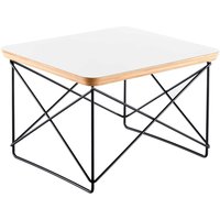 Vitra - Eames Occasional Table LTR, HPL weiß / basic dark von Vitra