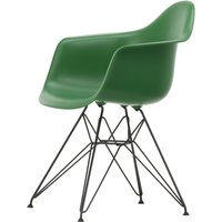 Vitra - Eames Plastic Armchair DAR RE, basic dark / smaragd (Filzgleiter basic dark) von Vitra