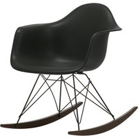 Vitra - Eames Plastic Armchair RAR RE, Ahorn dunkel / basic dark / tiefschwarz von Vitra