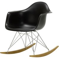 Vitra - Eames Plastic Armchair RAR RE, Ahorn gelblich / Chrom / tiefschwarz von Vitra