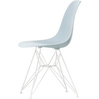 Vitra - Eames Plastic Side Chair DSR RE, weiß / eisgrau (Filzgleiter weiß) von Vitra