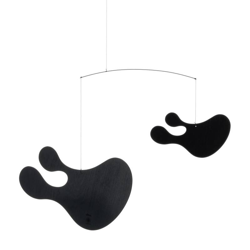 Vitra - Eames Plywood Mobile Modell B - schwarz/46x33.5cm von Vitra