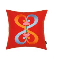 Vitra - Embroidered Kissen Double Heart, 40 x 40 cm, rot von Vitra