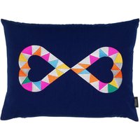 Vitra - Embroidered Kissen Double Heart 2, 40 x 30 cm, blau von Vitra