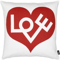 Vitra - Graphic Print Kissen Love Rot von Vitra