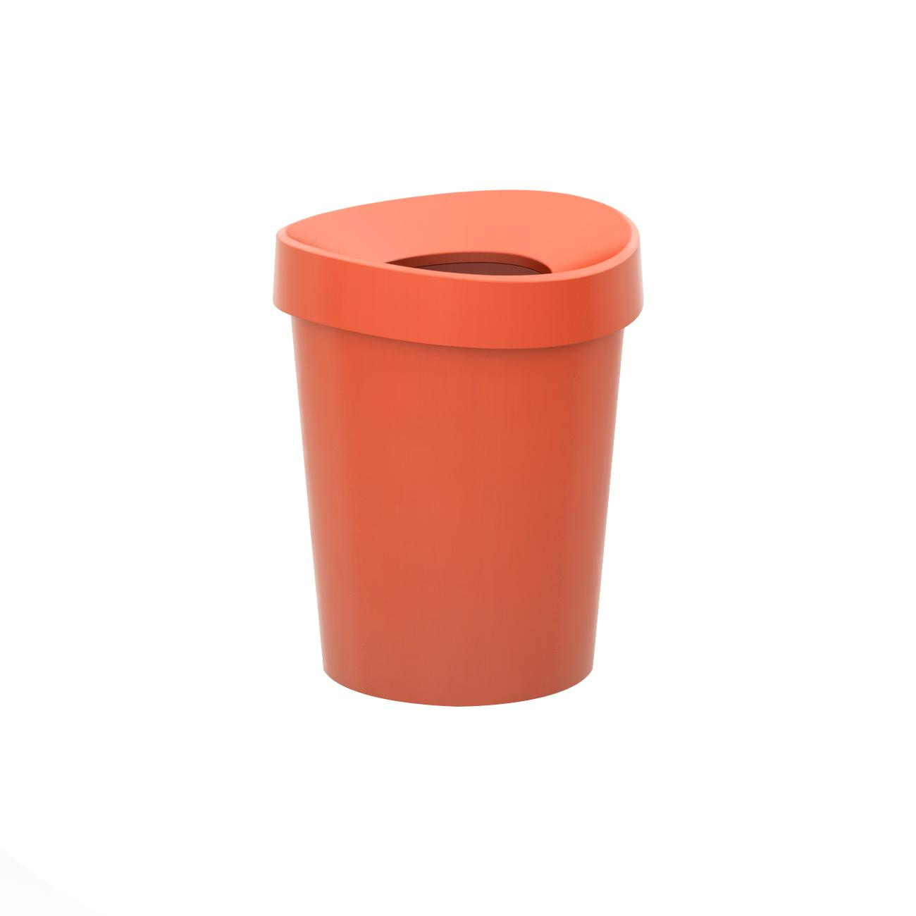 Vitra - Happy Bin S Papierkorb - rot poppy red/H 29,5cm, Ø23,5cm von Vitra