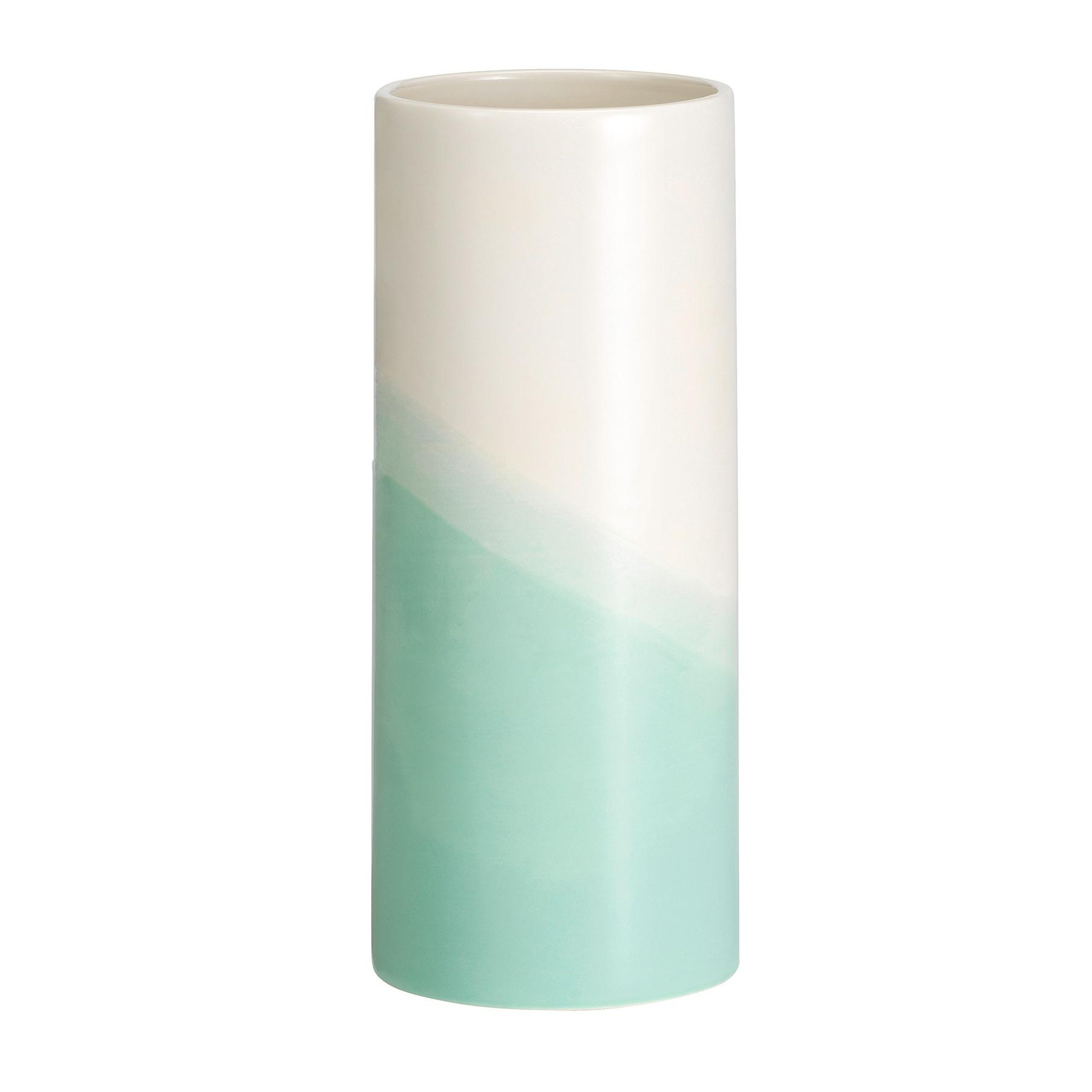 Vitra - Herringbone Vase glatt - mint/glasiert/H 32cm / Ø 12,5cm von Vitra