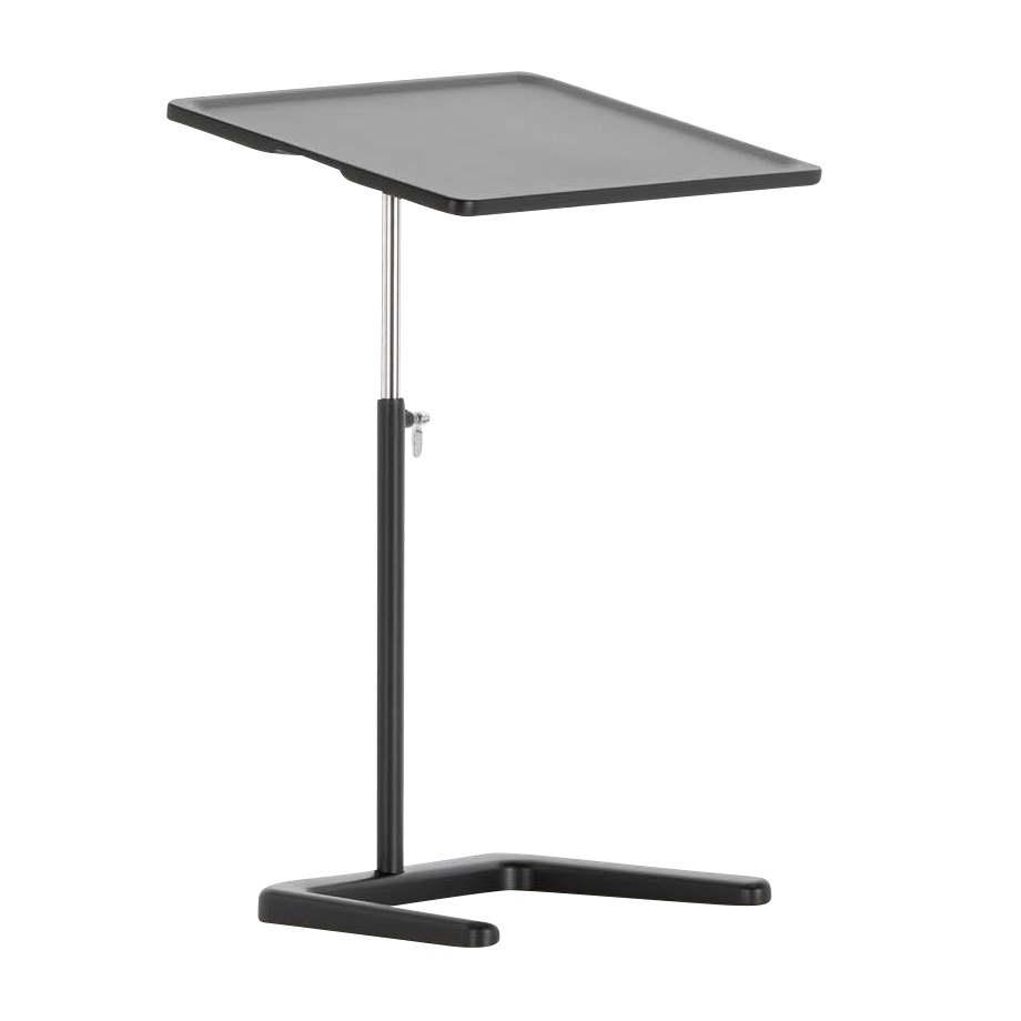 Vitra - NesTable Beistelltisch höhenverstellbar - basic dark schwarz/LxBxH 50x35x57,4-77cm von Vitra