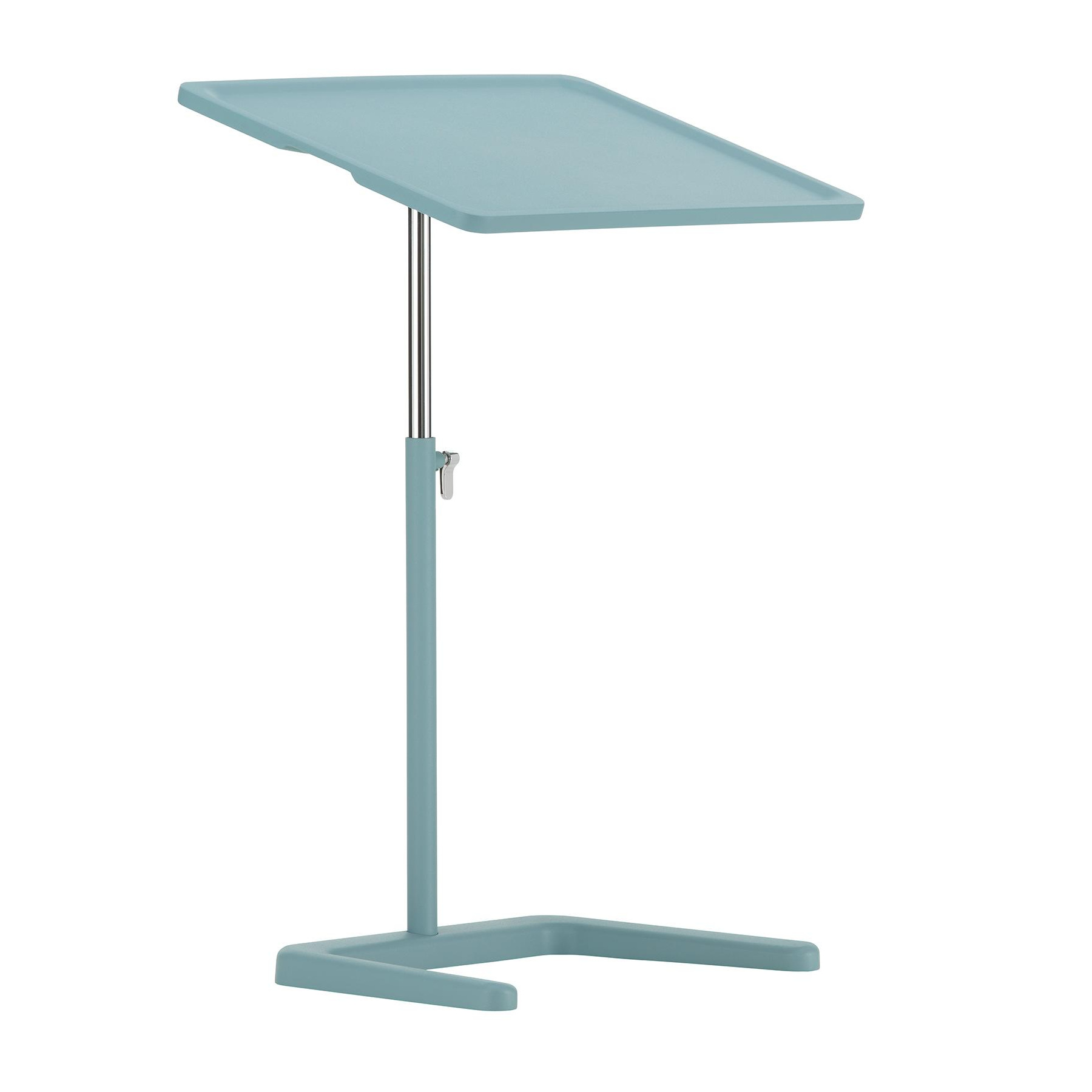 Vitra - NesTable Beistelltisch höhenverstellbar - eisgrau/LxBxH 50x35x57,4-77cm von Vitra