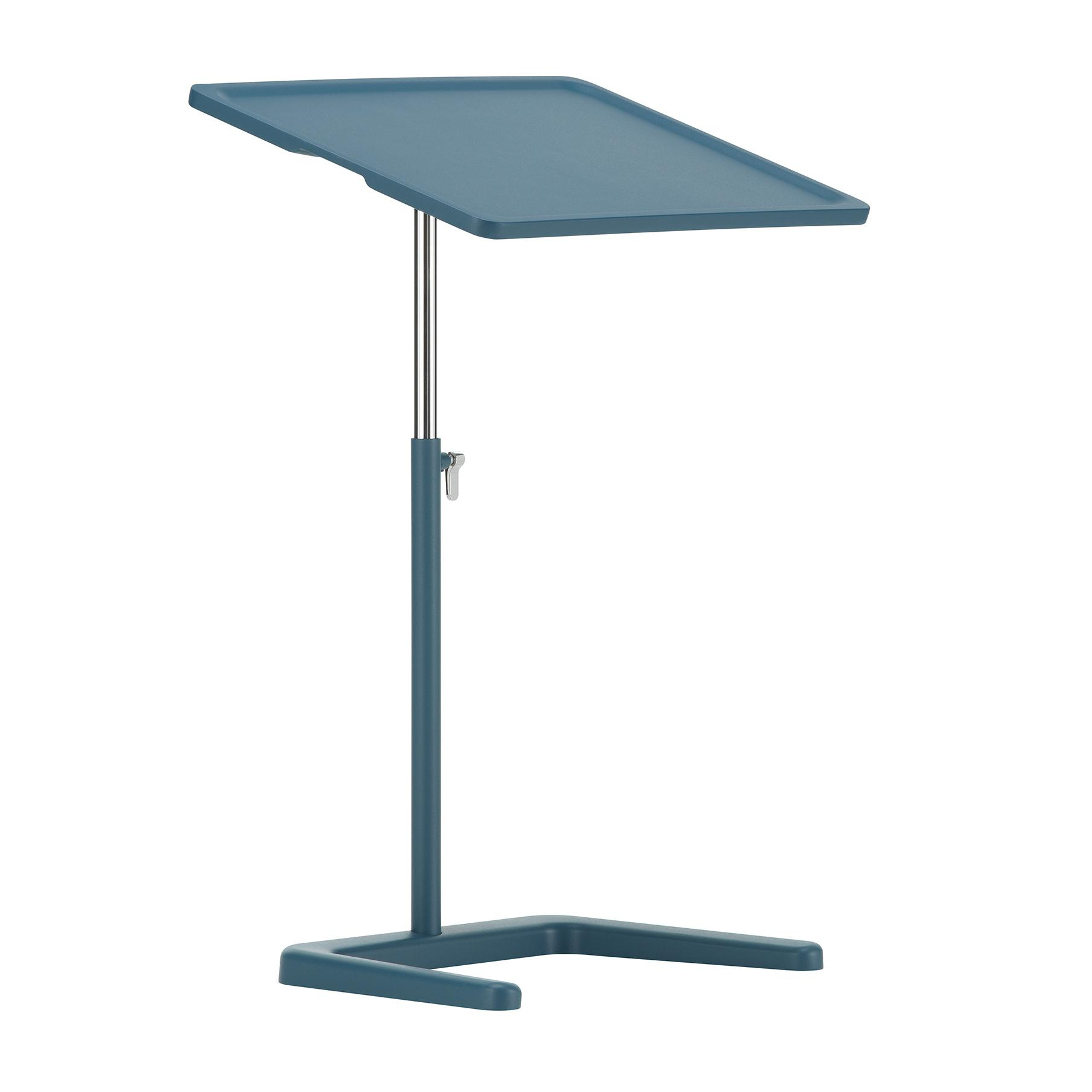 Vitra - NesTable Beistelltisch höhenverstellbar - meerblau/LxBxH 50x35x57,4-77cm von Vitra