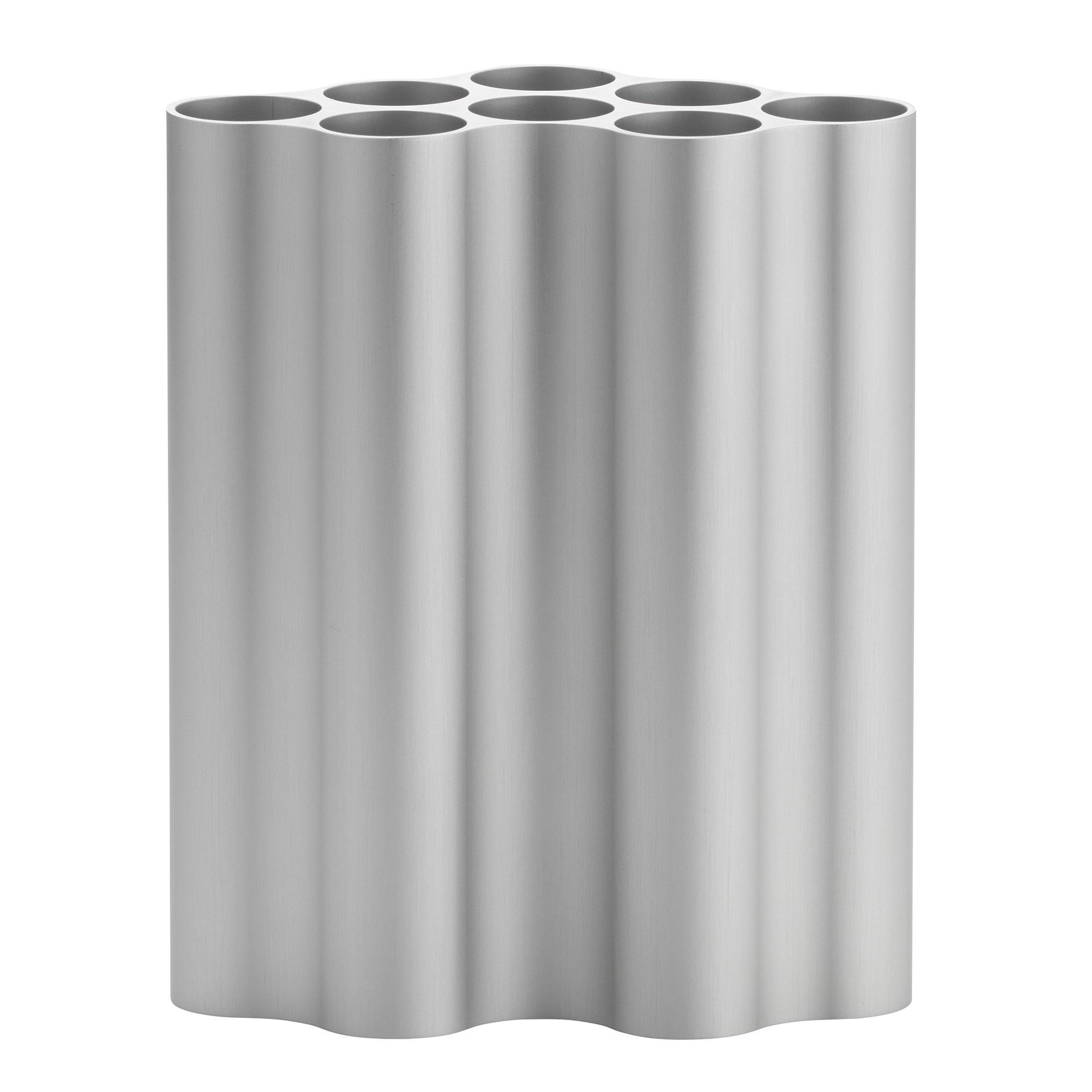 Vitra - Nuage Vase M - hellsilber/LxBxH 19,5x11x24cm von Vitra