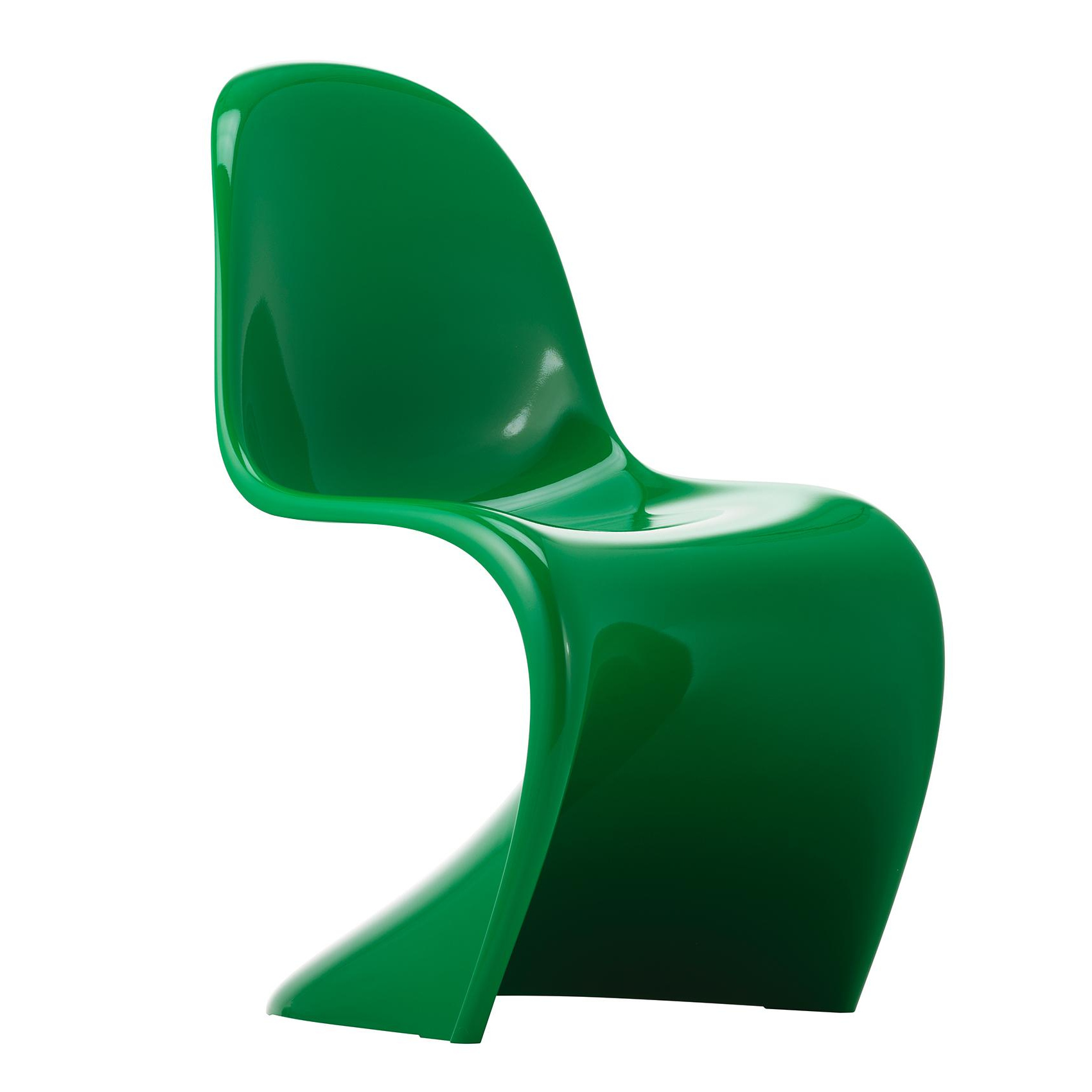 Vitra - Panton Chair Classic - grün/glänzend/BxHxT 50x83x60cm von Vitra