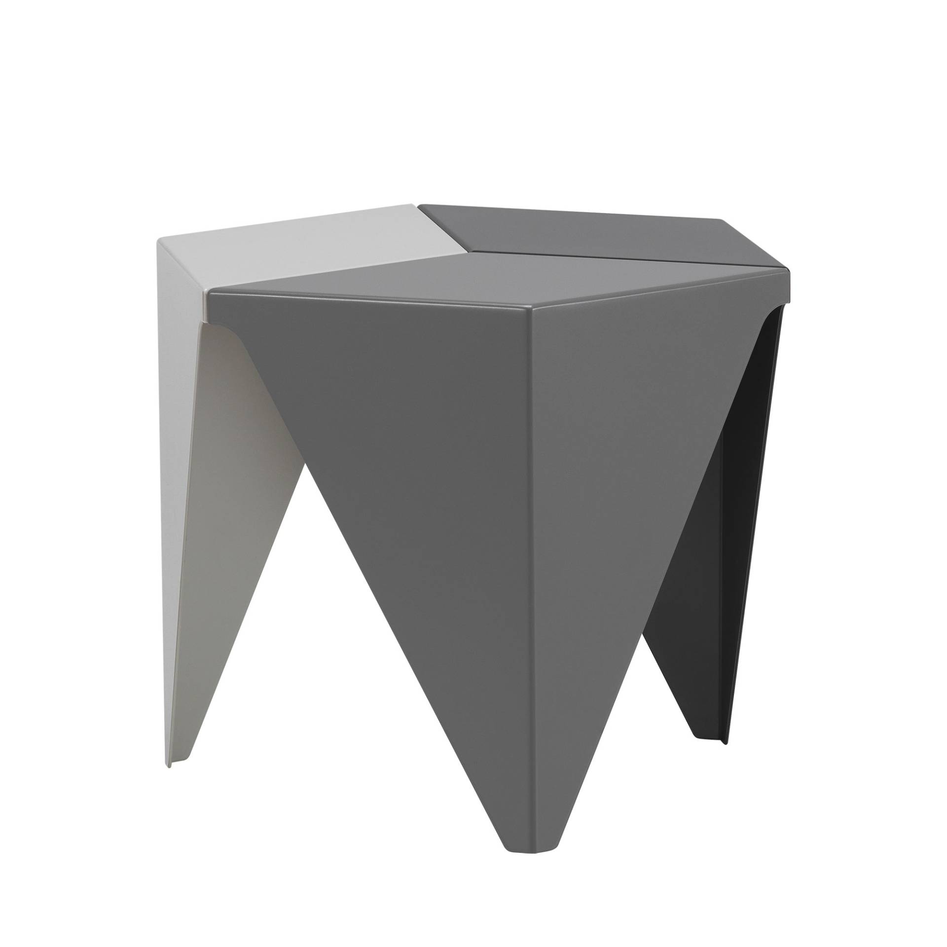 Vitra - Prismatic Beistelltisch - grau (dreifarbig)/LxBxH 41x47,4x37,5cm von Vitra
