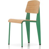Vitra - Prouvé Standard Stuhl, Eiche natur / Blé Vert (Filzgleiter) von Vitra