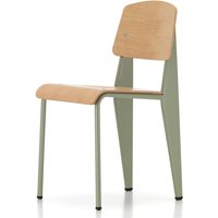 Vitra - Prouvé Standard Stuhl, Eiche natur / Gris Vermeer (Filzgleiter) von Vitra