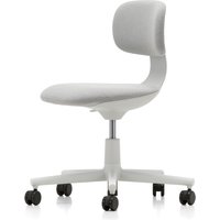 Vitra - Rookie Bürostuhl, soft grey / Plano cremeweiß / sierragrau (Hartbodenrollen) von Vitra