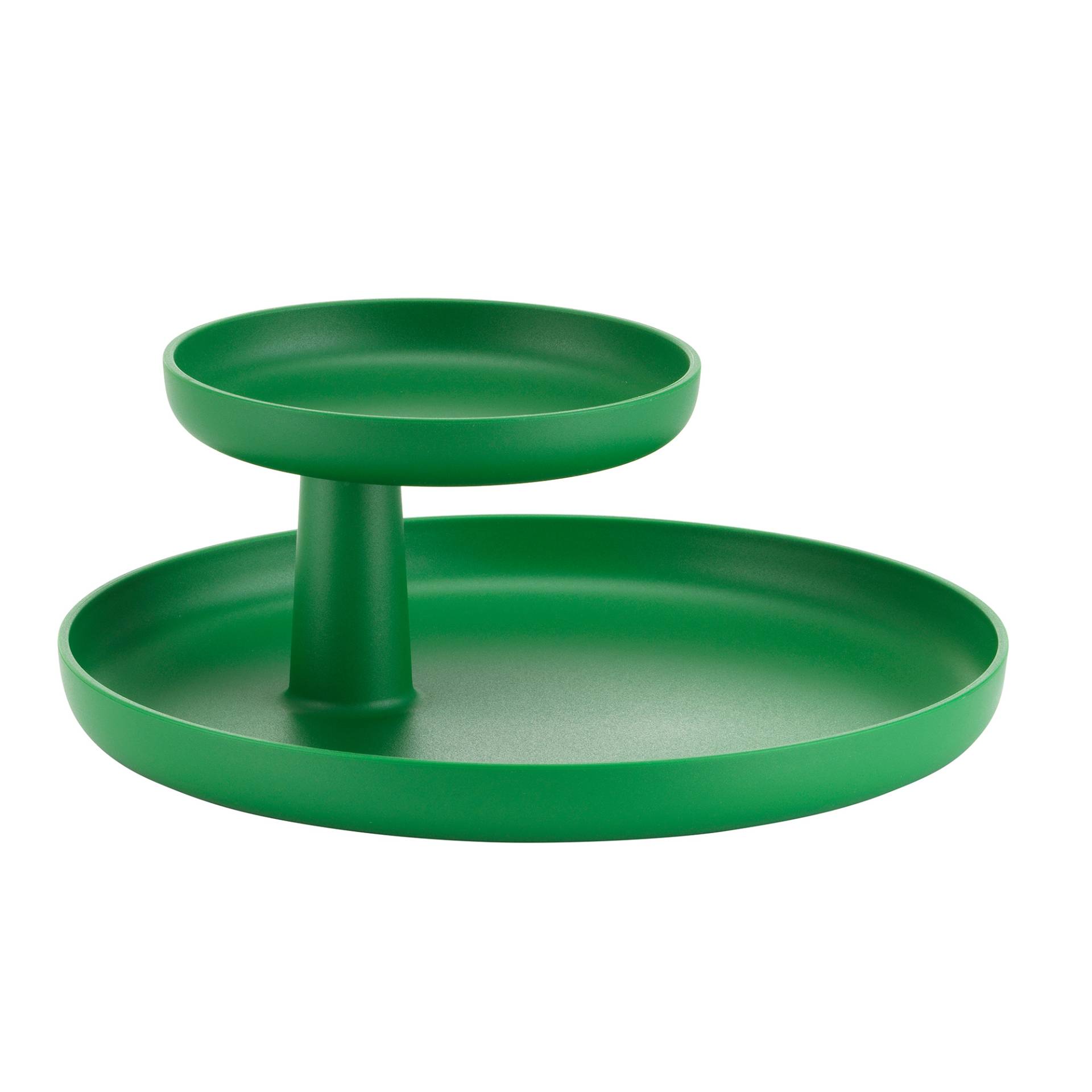 Vitra - Rotary Tray Tablett Ø30cm - palmgrün/oberes Tablett Ø 17cm drehbar von Vitra