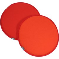 Vitra - Seat Dots Sitzauflage, poppy red / orange von Vitra