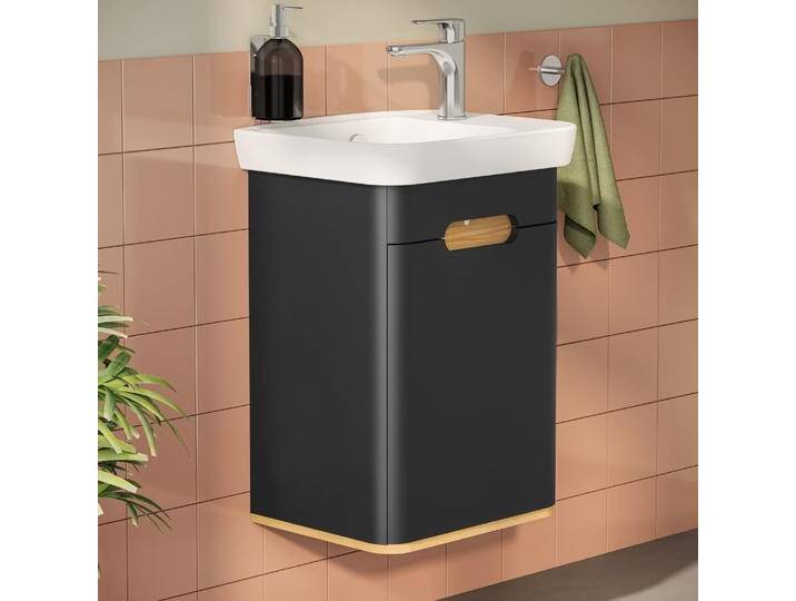 Vitra Sento Waschtischkombination 50 x 37,5 cm, Türanschlag links 869492 von Vitra