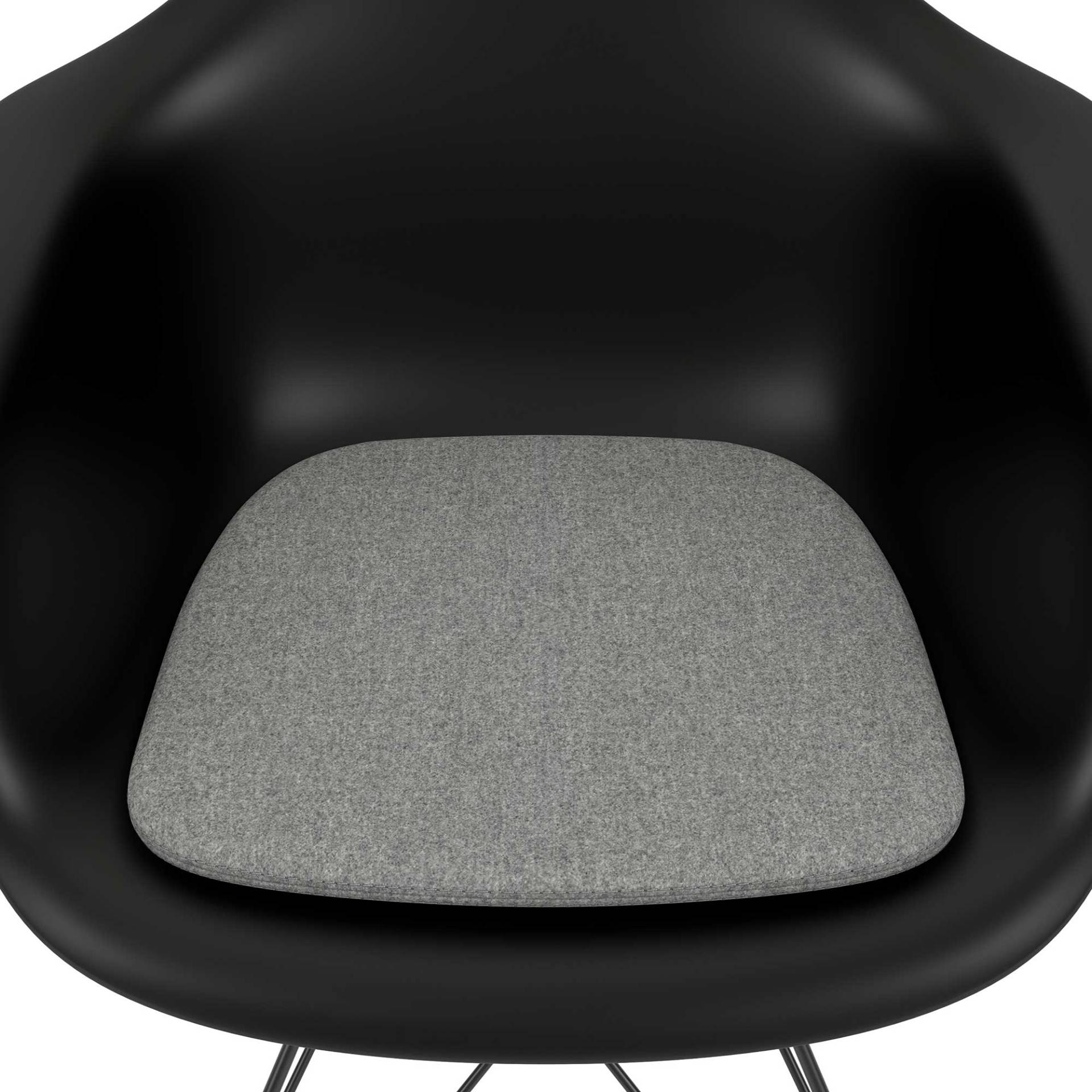 Vitra - Soft Seats Sitzkissen Typ A - kieselgrau/Stoff Cosy 2 01/LxBxH 39,5x38,5x2cm von Vitra