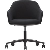 Vitra - Softshell Chair Fünfstern Untergestell Schwarz Plano Nero von Vitra