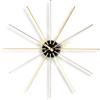 Vitra - Star Clock, Chrom / Messing von Vitra