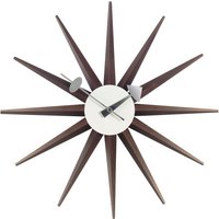 Vitra - Sunburst Clock, Nussbaum von Vitra