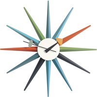 Vitra - Sunburst Clock, mehrfarbig von Vitra