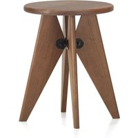 Vitra - Tabouret Solvay, nussbaum / schwarz von Vitra