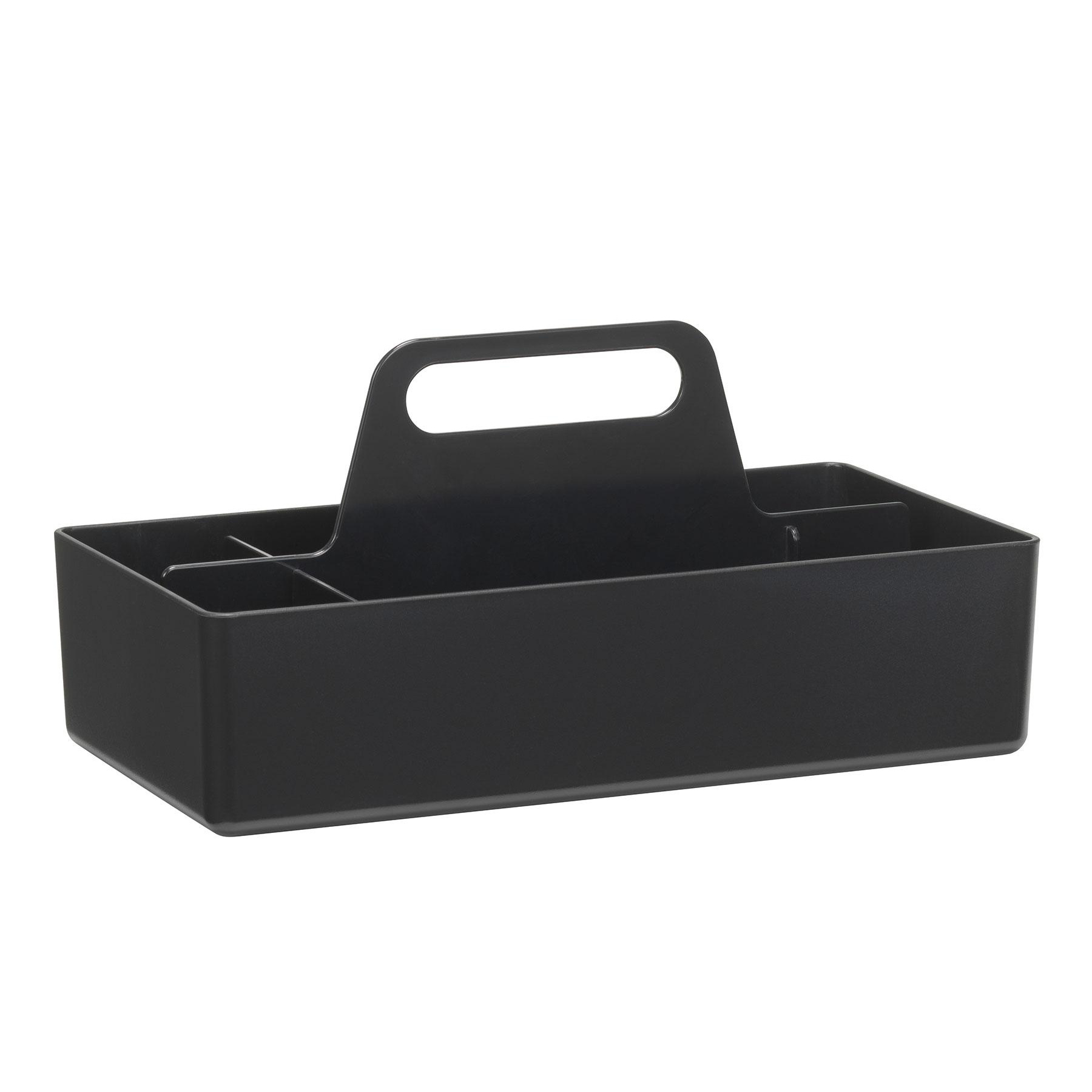 Vitra - Toolbox RE Aufbewahrungsbox - basic dark/recyceltes ABS/LxBxH 32,7x16,7x15,6cm von Vitra