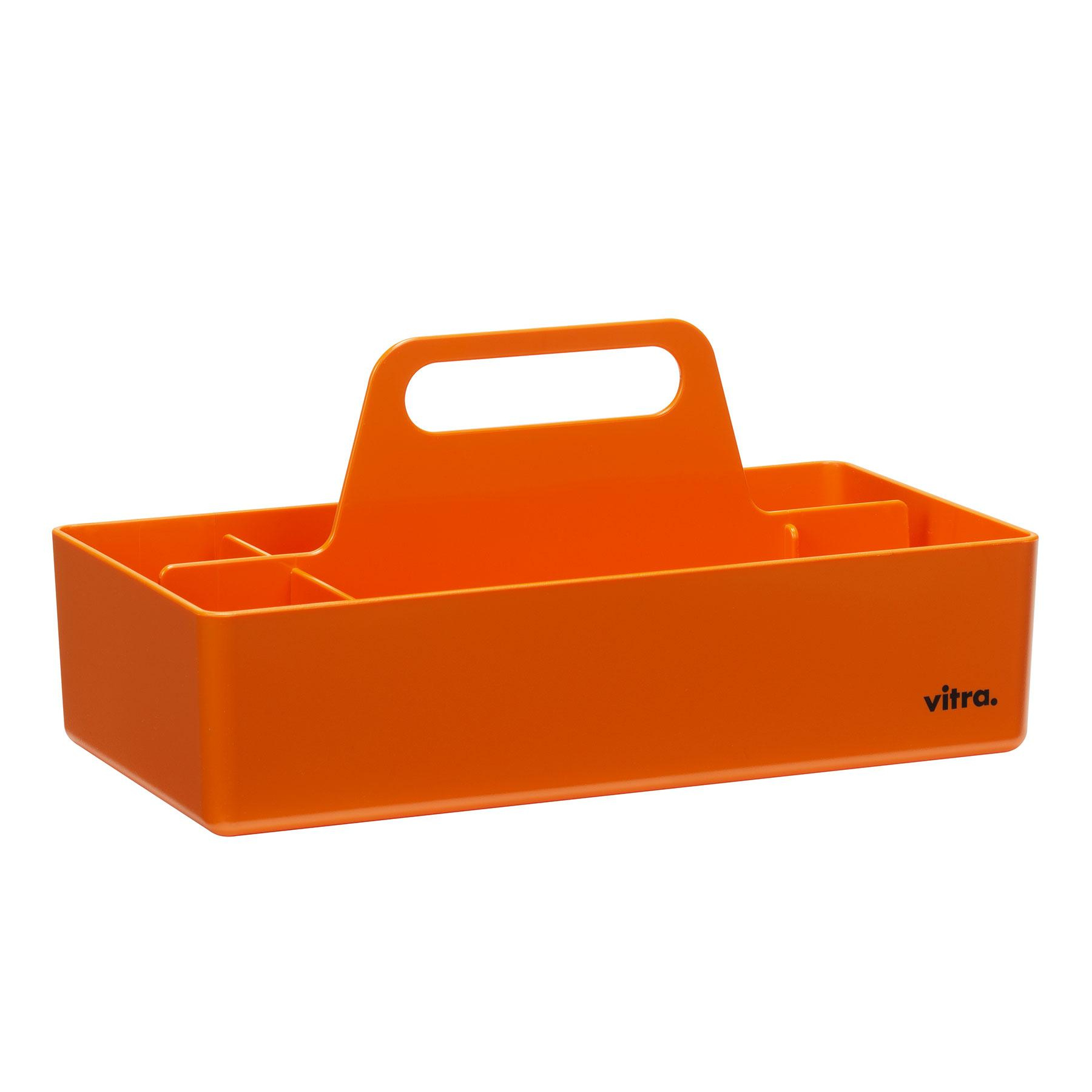Vitra - Toolbox RE Aufbewahrungsbox - mandarine/recyceltes ABS/LxBxH 32,7x16,7x15,6cm von Vitra