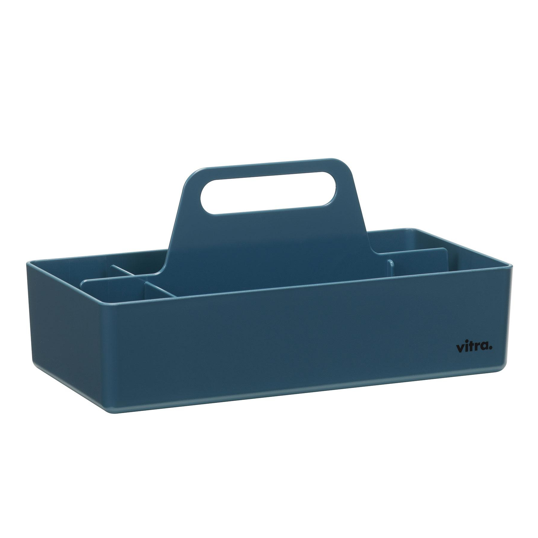 Vitra - Toolbox RE Aufbewahrungsbox - meerblau/recyceltes ABS/LxBxH 32,7x16,7x15,6cm von Vitra