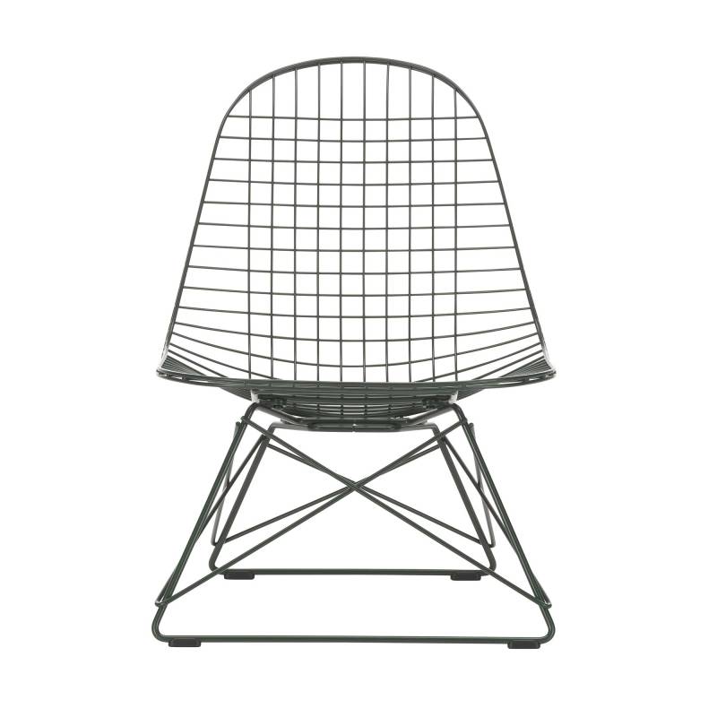 Vitra - Wire Chair LKR - dunkelgrün/pulverbeschichtet/BxHxT 49x66x55cm von Vitra