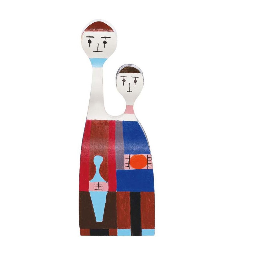 Vitra - Wooden Doll No. 11 Holzpuppe - multicolor/Lieferung mit Broschüre und Holzbox von Vitra