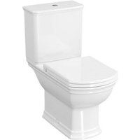 Valarte Stand-Kombi-WC mit SoftClose WC-Sitz, Wasseranschluss oben - Vitra von Vitra