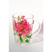 Blumen Mom Tasse Rosa Rosen Geburtstagsgeschenk Für Frauen Personalisiert von Vitraaze