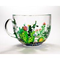 Omas Gartenbecher, Personalisierte Kaktusbecher, Pflanzenmutter-Kaffeetasse, Muttertagsgeschenk von Vitraaze