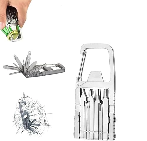 Jawbreaker Mini TooL,Jawbreaker Mini Multi Tool,Portable folding multifunctional tOOl,Bottle Opener,12 in 1 MINI Folding Multi Function Tool Needle Nose Pliers,Keychain (1 pcs) von Vitrywei