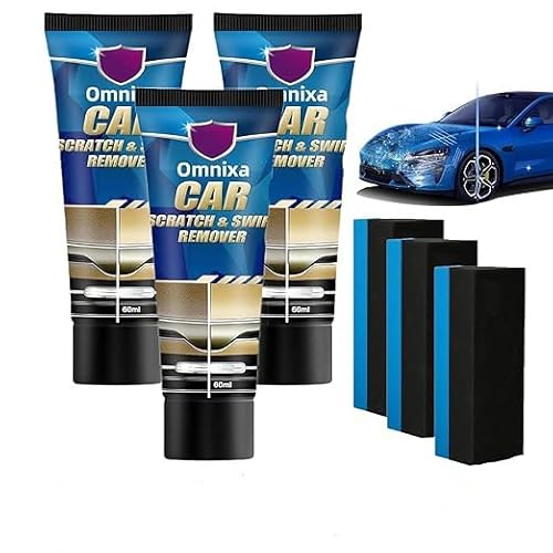 Omnixa Scratch Remover,Omnixa Car Scratch Remover for Deep Scratches,Car Scratch & Swirl Remover,Restore Luster, Long-Lasting Protective Layer, Suitable for All Painted Surfaces (3 pcs) von Vitrywei