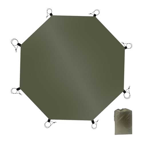Bodenblattmatte - Achteckiges Wasserdichtes Grundkissen, Feuchtigkeitsbarriere Im Freien | Leichte Camping-Fußabdruckmatte, Wasserresistente Bodenbedeckung Für Wanderpicknicks Spielplatz Zeltpark Ober Bodenblattmatte - Achteckiges Wasserdichtes Grundkissen, Feuchtigkeitsbarriere Im Freien | Leichte Camping-Fußabdruckmatte, Wasserresistente Bodenbedeckung Für Wanderpicknicks Spielplatz Zeltpark Ober von Vitsrisea