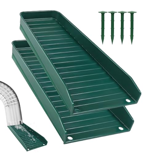 Down Spout Drain Tabletts - Downspout Splash Block Extender, Regenwasserströmungskontrollplatte | Bodenerosionspräventionskabine, Gutter Diverter Splash Guard Für Rasen, Auffahrt, Zuhause Und Outdoor Down Spout Drain Tabletts - Downspout Splash Block Extender, Regenwasserströmungskontrollplatte | Bodenerosionspräventionskabine, Gutter Diverter Splash Guard Für Rasen, Auffahrt, Zuhause Und Outdoor von Vitsrisea