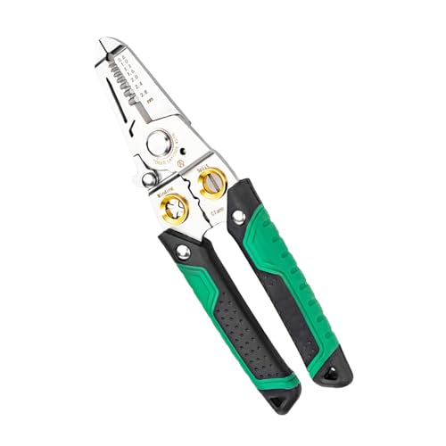 Drahtstripper -Werkzeug - Hochleistungsdraht -Crimp -Zange, Multifunktionskabel -Verarbeitungswerkzeug | Präzisionsdämmentferner, Elektriker -Kompaktdrahtschneid- Und Crimp -Handwerkzeug Für Reparatur von Vitsrisea