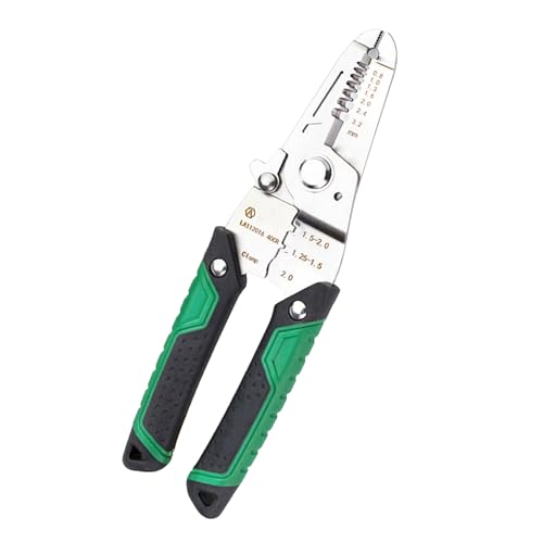 Drahtstripper -Werkzeug - Multi -Use Electrical Steckerzange, Hochpräzise Kabelschneider | Professionelles Drahtverkleidungs- Und Stripping -Werkzeug, Einstellbares Handheld -Gerät Für Eine Genaue Rep von Vitsrisea