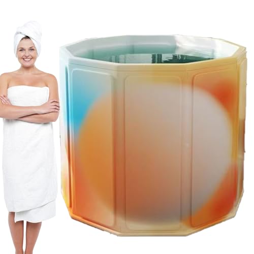 Faltbare Sitzende Badewanne - Erwachsener Badeschaufel, Große Spa -Wanne | Home Spa Soak Badewanne Mit Einem Verdickten Design, Einfacher Aufbewahrung Freistehender Eimer, Badezimmer -Entspan Faltbare Sitzende Badewanne - Erwachsener Badeschaufel, Große Spa -Wanne | Home Spa Soak Badewanne Mit Einem Verdickten Design, Einfacher Aufbewahrung Freistehender Eimer, Badezimmer -Entspan von Vitsrisea