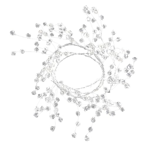 Kristallgirlandenstränge,Weihnachtsperlengirlande | 3,6 Fuß Klare Perlenzweigschnur | Kristallgirlandenstränge, Weihnachtliche Transparente Perlenketten-Schnurdekorationen Für Den von Vitsrisea